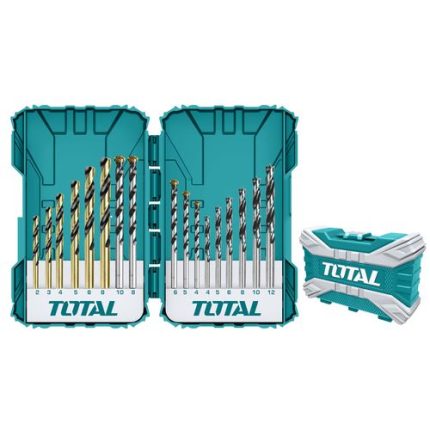 TOTAL 16PC Concret And Wood Drill Bits Sets