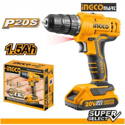 Ingco LITHIUM-ION CORDLESS DRILL – CDLI20011
