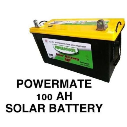 Powermate Powermate, 100AH Solar Battery Dry Cell Maintenance Solar Battery