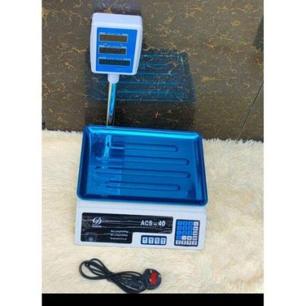 ACS Commercial 40kg Electronic Price Computing Digital Weighing Scale