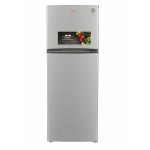Vitron VNR216DS 216 Liters Double Door Fridge - Silver Hairline