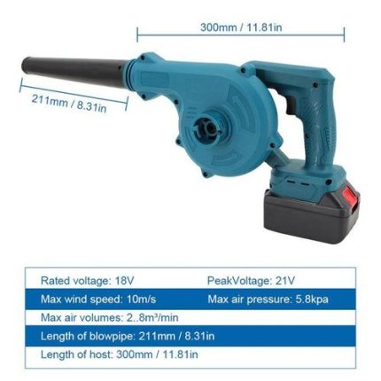 Rechargeable 2-in-1 Blowing And Suction Leaves Dust[blower