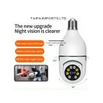 Generic 360° PANORAMIC PTZ BULB CCTV SECURITY WiFi IP CAMERA - Image 2