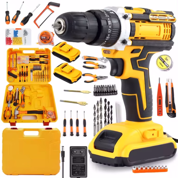 Cordless drillset with Charger 48v power tools and accessories - Image 1
