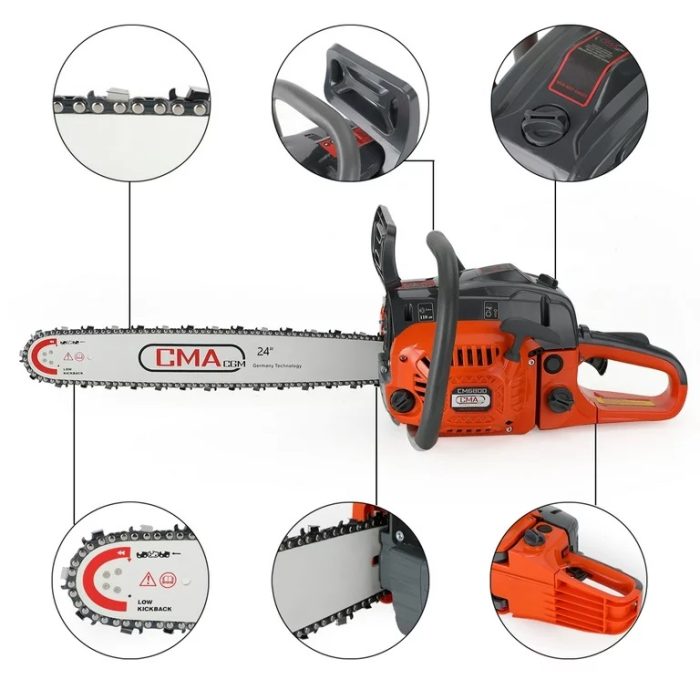 24-Inch CMA Chainsaw 5800cc Model CM5900 - Image 1